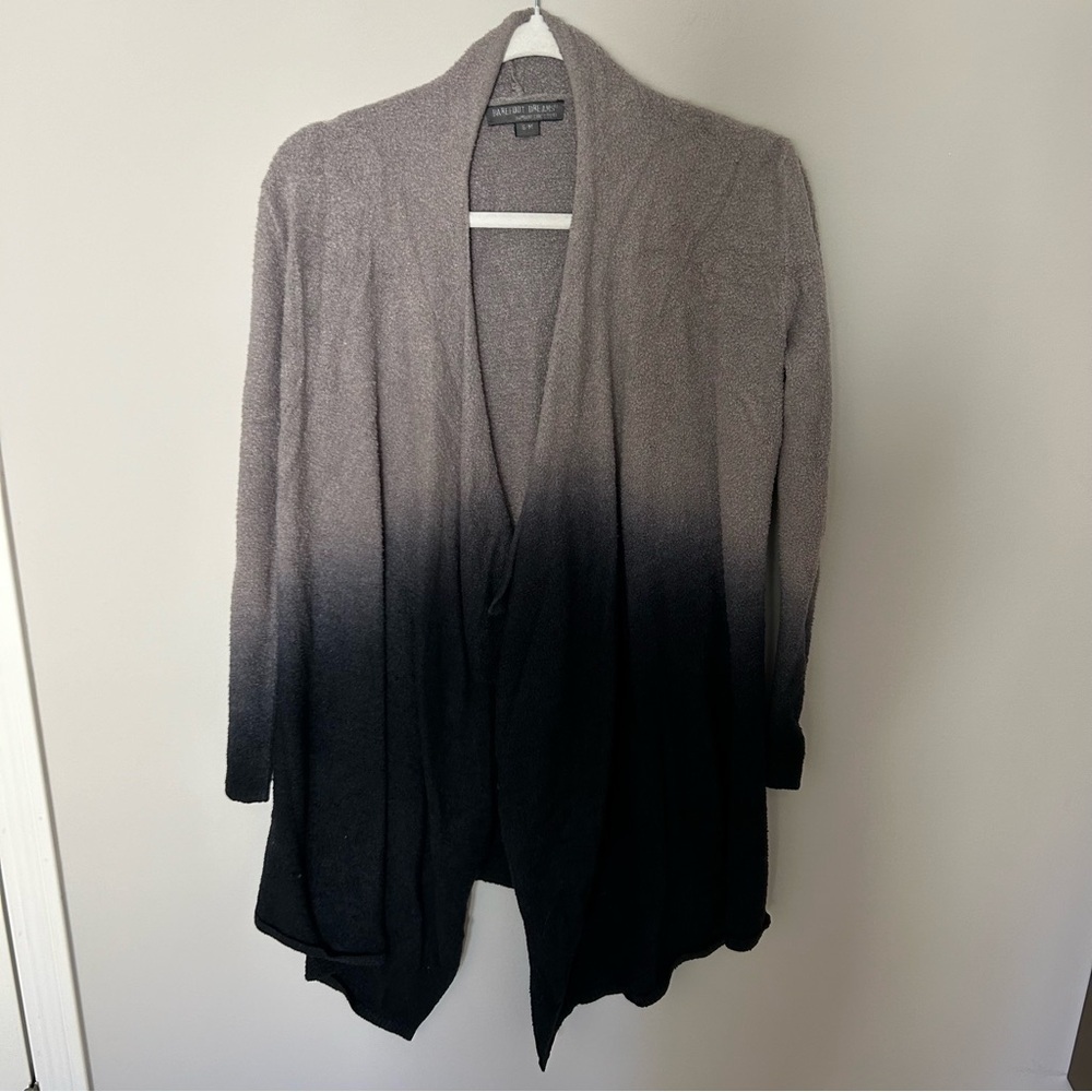 Barefoot Dreams Dip Dye Cozy Chic Lite Cardigan Sweater Size Small/Medium